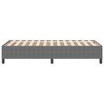 vidaXL Cadre de lit Gris clair 90x200 cm Tissu en velours côtelé