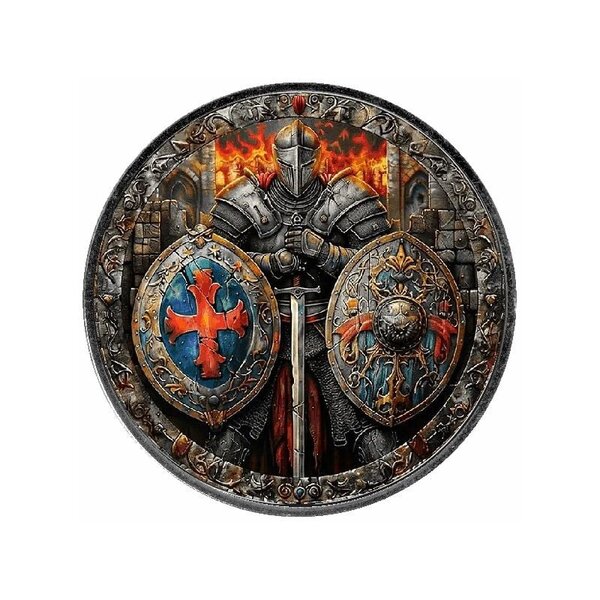 WARRIOR OF FIRE Knights of Honour American Eagle 1 Once Argent Monnaie 1 Dollars USA 2024
