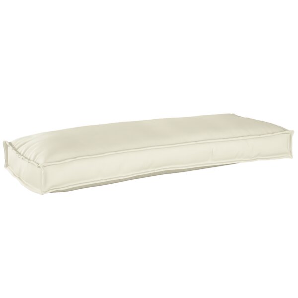 vidaXL Coussin de palette pour banc Crème 100x40x8 cm Tissu Oxford