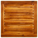 vidaXL Table basse 60x60x45 cm Bois d'acacia solide