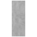vidaXL Table console gris béton 105x30x80 cm bois d'ingénierie