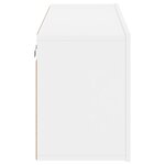 vidaXL Meuble TV mural blanc 100x30x41 cm