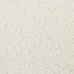 vidaXL Tabouret rond Blanc Molleton