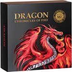 DRAGON Chronicles of Fire 2 Once Argent Monnaie 10 Cedis Ghana 2024