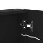 vidaXL Armoire de salle de bain à miroir LED 62x14x60 cm