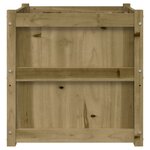 vidaXL Jardinières 2 Pièces bois de pin imprégné