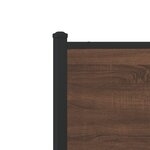 vidaXL Cadre de lit métal avec tête de lit et pied de lit 80x200 cm