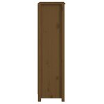 vidaXL Bibliothèque Marron miel 50x35x125 5 cm Bois de pin massif