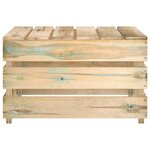 vidaXL Tables palette de jardin 2 Pièces Bois de pin imprégné