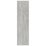 vidaXL Bibliothèque/Meuble TV Gris béton 36x30x114cm Bois d’ingénierie