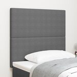vidaXL Lampe de tête LED Gris clair 80 cm en velours côtelé