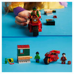 LEGO® 76287 - Iron Man et Hulk en Aventure avec Moto