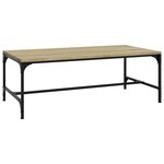 vidaXL Table basse Chêne sonoma 100x50x35 cm Bois d'ingénierie