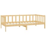 vidaXL Lit de jour sans matelas avec tiroirs 90x200 cm bois pin massif
