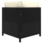 Salon de jardin meuble d'extérieur ensemble de mobilier 6 pièces avec coussins résine tressée noir 02_0016916