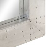vidaXL Miroir de style aviation 80x50 cm Métal