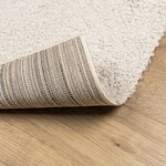 vidaXL Tapis shaggy PAMPLONA poils longs moderne crème 140x200 cm