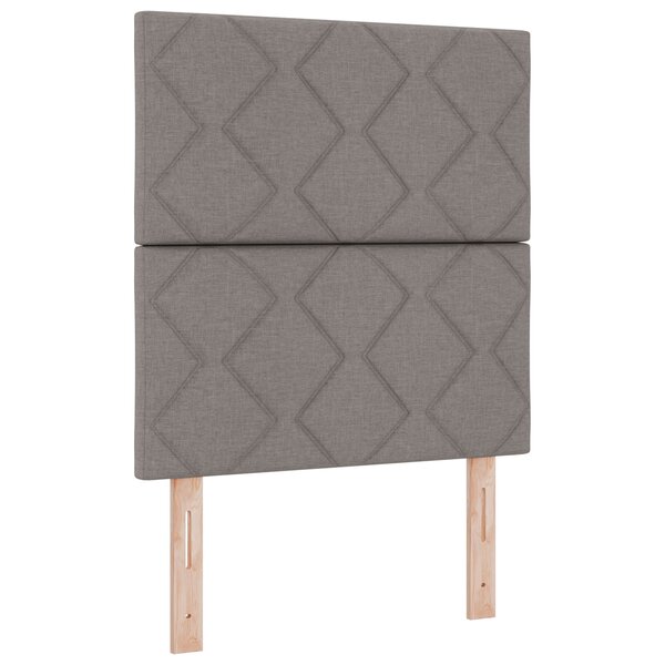 Tête de lit vidaXL Design à blocs en diamant Taupe 80 cm Tissu