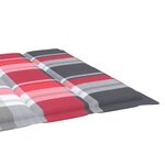 vidaXL Chaise longue avec coussin Bois d'acacia et acier galvanisé