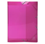 Boite de classement en polypropylène dos 25mm iderama pp - a4 - rose - x 4 - exacompta