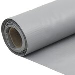 vidaXL Écran d'intimité de balcon gris 600x90 cm PVC