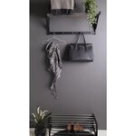 House Nordic Étagère à chapeaux Kaia Métal Noir