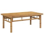 vidaXL Table basse 90x50x35 cm bambou