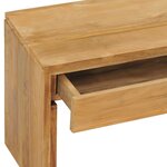 vidaXL Meuble TV 100x35x45 cm Bois de teck massif
