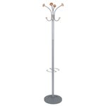 Portemanteau Stily  - 8 patères - Métal/bois