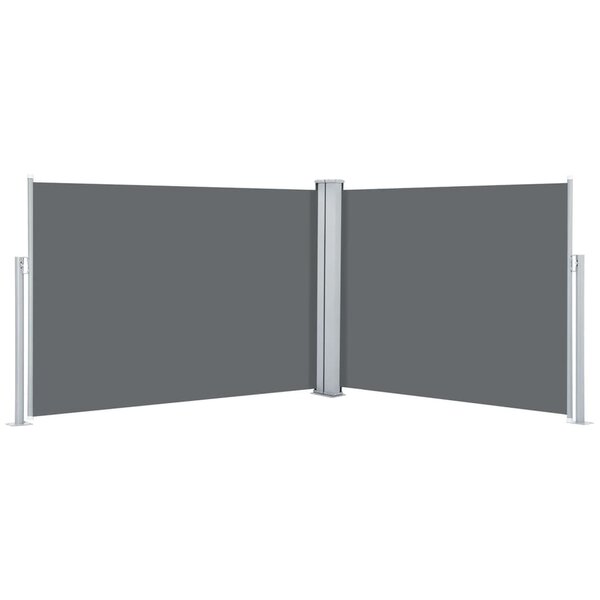 vidaXL Auvent latéral rétractable Anthracite 100 x 1000 cm