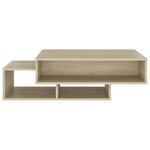 vidaXL Table basse Chêne sonoma 105x55x32 cm Bois d’ingénierie