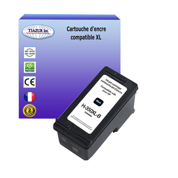 Cartouche compatible avec HP PhotoSmart C4250, C4270, C4272, C4273  remplace HP 350XL - Noire - 25ml -T3AZUR