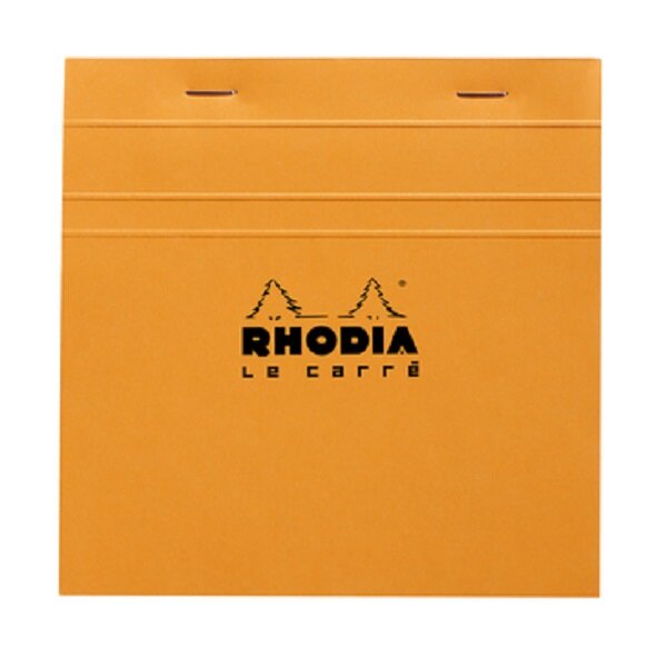 Bloc agrafé orange N°148,5x5, 80 feuillets microperforés détachables