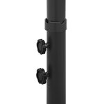 vidaXL Parasol de jardin double avec mât en acier anthracite 600x300cm