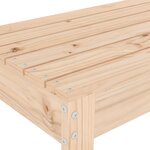 vidaXL Banc de jardin 80x38x45 cm bois massif de pin