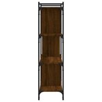 vidaXL Bibliothèque 4 niveaux chêne brun 76x32x123cm bois d'ingénierie