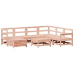 vidaXL Salon de jardin 8 Pièces bois massif sapin de douglas