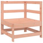 vidaXL Salon de jardin 7 Pièces bois massif sapin de douglas