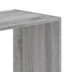 vidaXL Bibliothèque sonoma gris 102x32x108 cm bois d'ingénierie