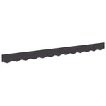vidaXL Valance d'auvent pour cadre de 2 5 m anthracite 2 3x0 2 m