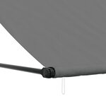vidaXL Auvent rétractable anthracite 350x150 m tissu et acier
