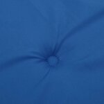 vidaXL Coussins de chaise à dossier haut lot de 6 bleu royal