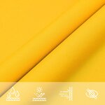 vidaXL Voile de parasol Tissu Oxford rectangulaire 2x4 m Jaune