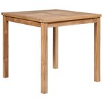 vidaXL Ensemble à manger d'extérieur 5Pièces Bois solide de teck