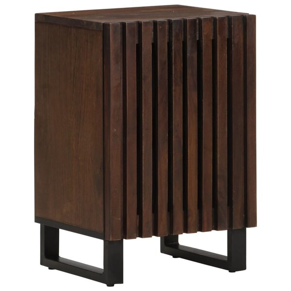 vidaXL Armoire de salle de bain marron 38x34x58cm bois massif manguier