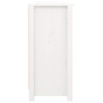 vidaXL Buffet Blanc 100x35x74 5 cm Bois massif de pin