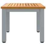 vidaXL Table d'appoint de jardin 45x45x38 cm en bois d'acacia massif