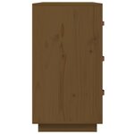 vidaXL Buffet Marron miel 80x40x75 cm Bois massif de pin