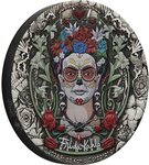 Pièce de monnaie en Argent 2 Dollars g 62.2 (2 oz) Millésime 2024 FRIDA KAHLO