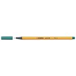 Stylo-feutre point 88 pointe fine 0 4 mm turquoise x 10 stabilo